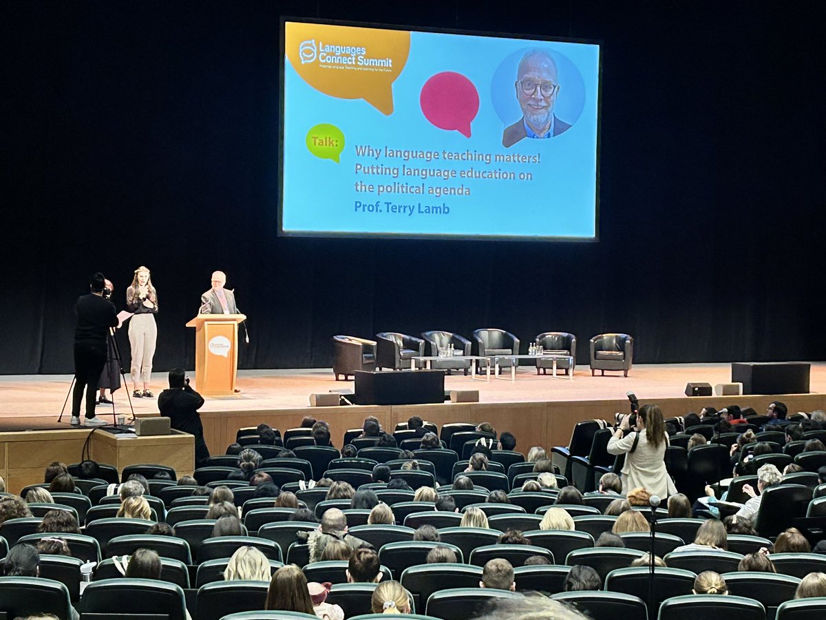 Time now for <a href="/DrTerryLamb/">Terry Lamb</a> on why language teaching matters and putting language education on the political agenda.