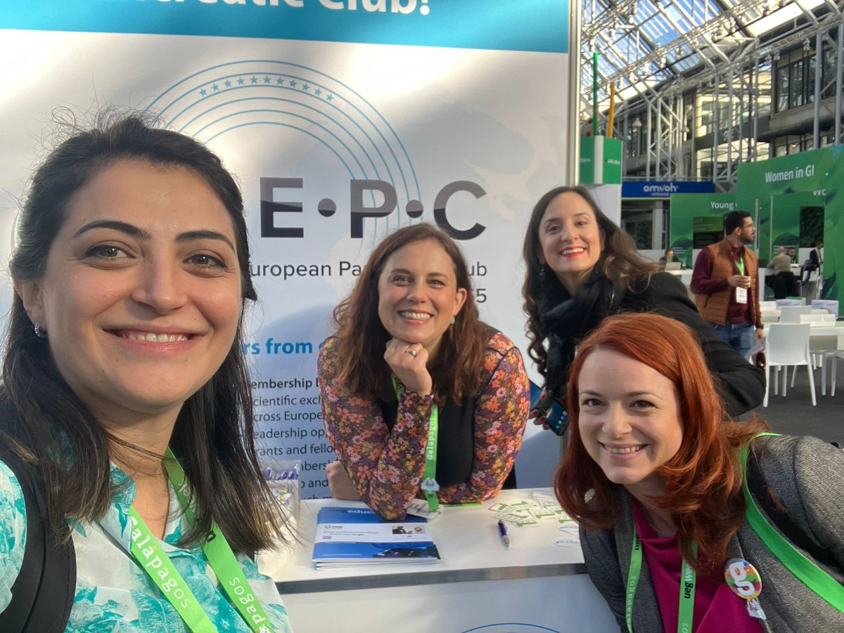 Kicked off UEGW in the @EurPancClub booth with friends 💚👏 So excited for the next couple of days.. @my_ueg @YouppiePancreas