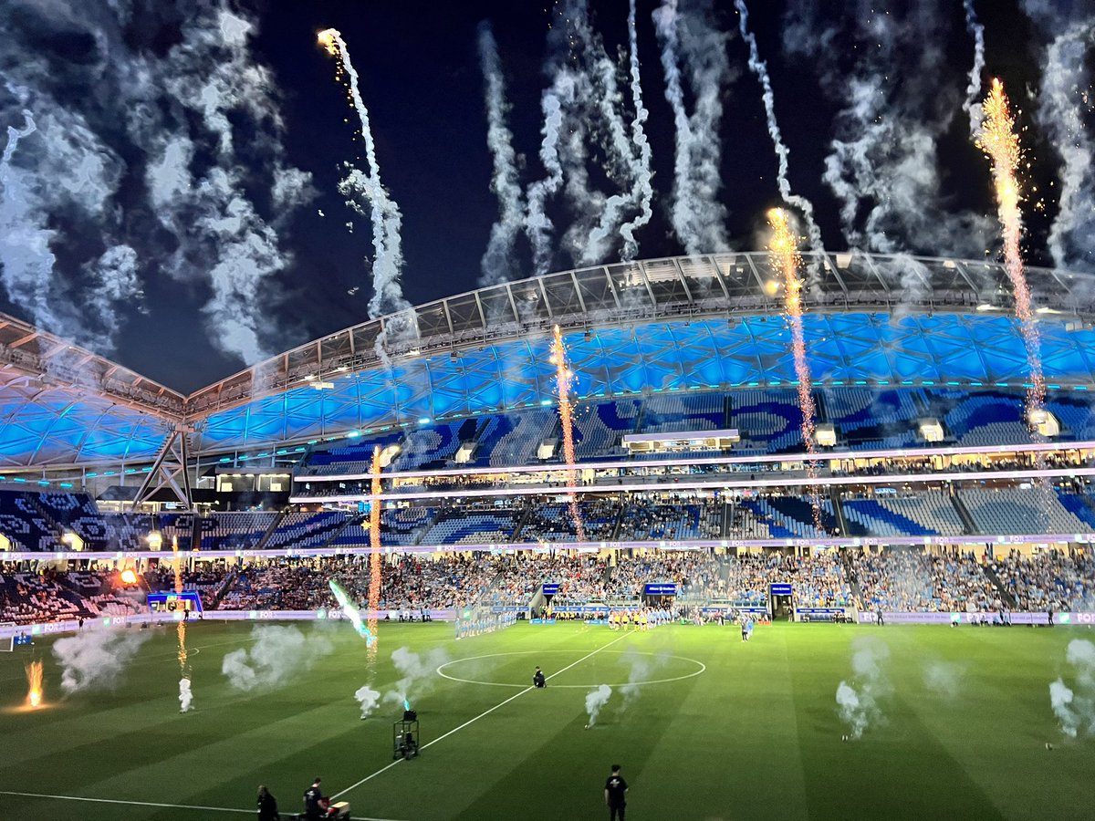 Absolutely brilliant atmosphere at the Liberty A-League opener tonight. The Matilda Effect. 👍