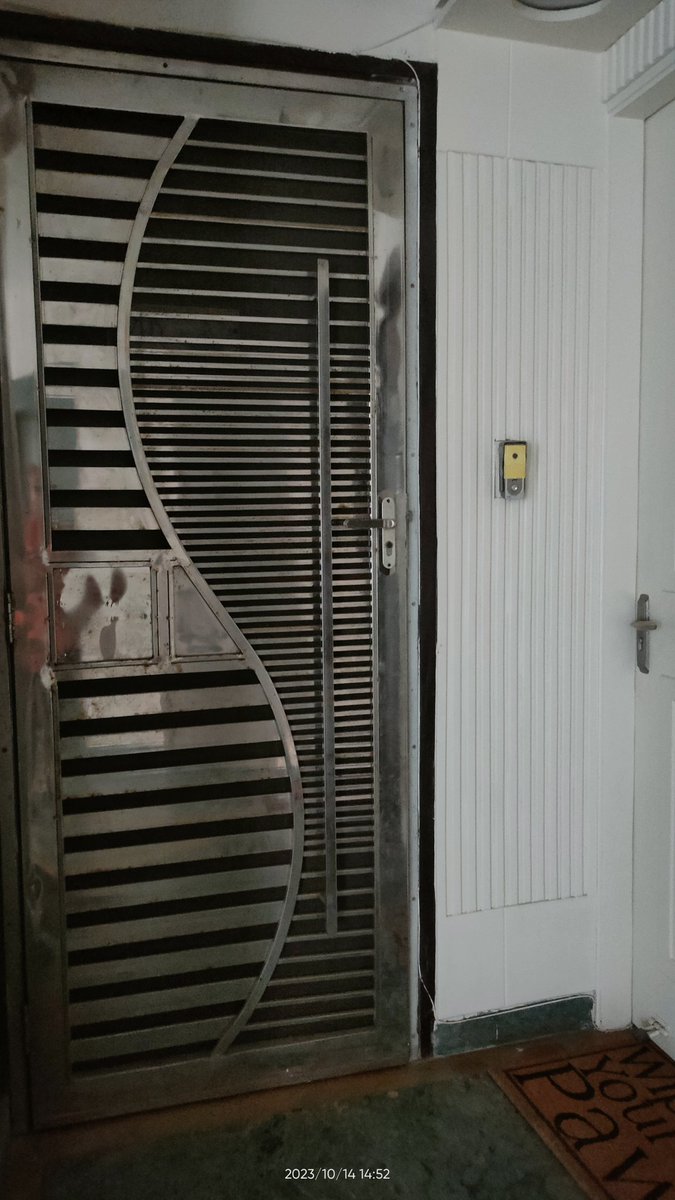 sawerkar's tweet photo. Being a #Geneticist, u prefer #DNA everywhere..how my appartment gate looks like! https://t.co/P4q4UUNa8B