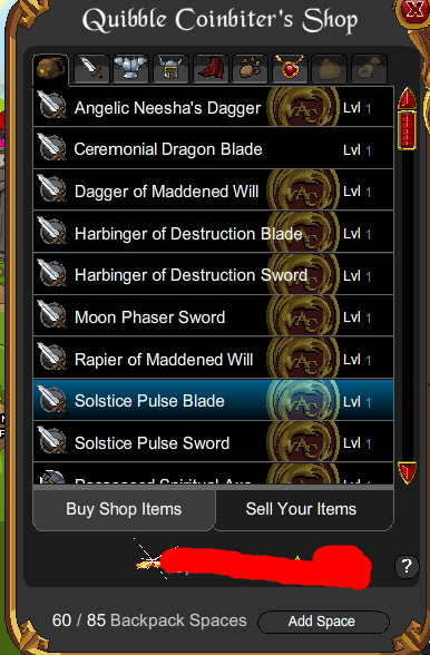 Ooooim's tweet photo. Is this weapon supposed to be on Chest only? @Alina_AE  @YoshinoAE https://t.co/rSubgTj4Cl