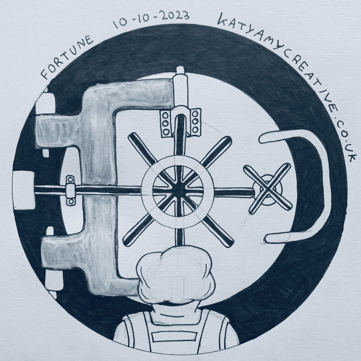 KatyAmyCreative's tweet photo. Day 9,10,11,12 of #inktober2023 this set includes my current favourite artwork alongside my least favourite. https://t.co/92r025REnI
