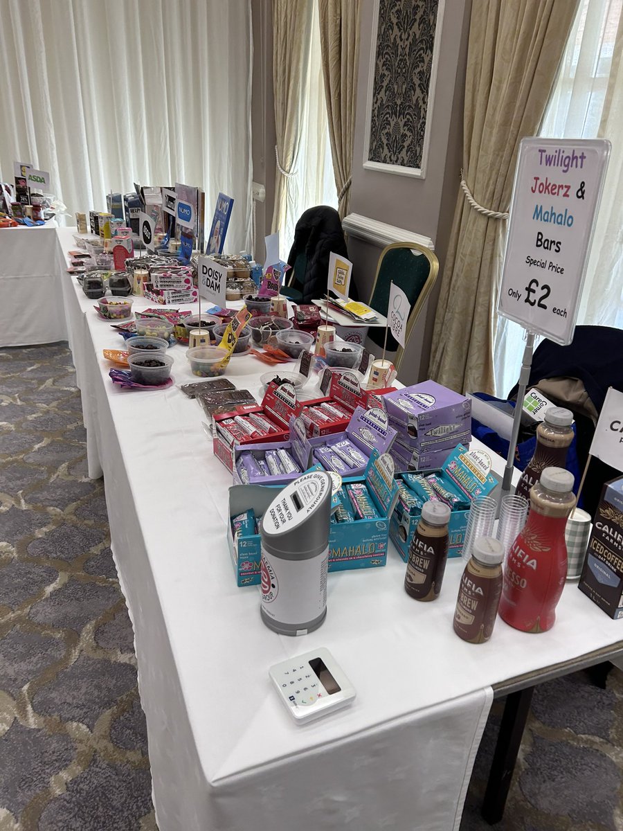 Just a few of the dairy free goodies that we have for people to sample today at the GSG conference #GSGCON2023  <a href="/galactosaemia/">GSG</a>