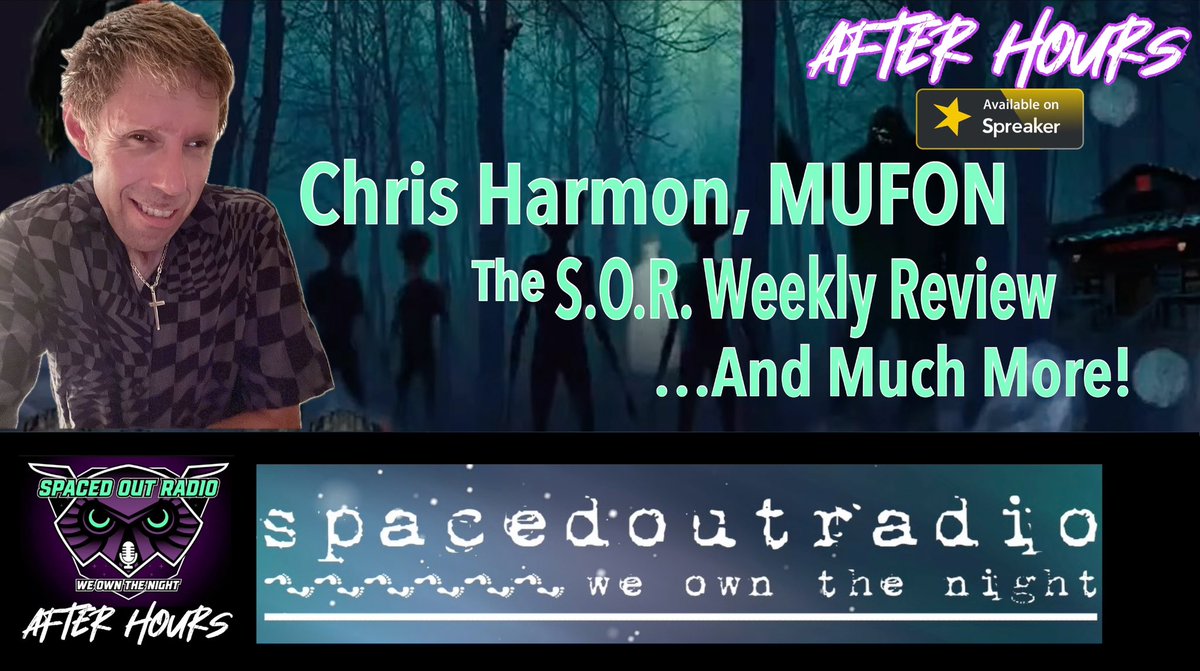 Sat. 10/14/23 @ 8pm PT MUFON, Remote Viewing & The Paranormal w/ Chris Harmon youtube.com/live/4mZY_AEBH… via @YouTube @SpacedOutRadio @Coleyufo @AnonymousRex_TS @StarlightTerry @LoveVeeLuv