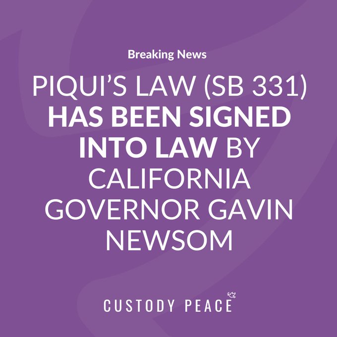 judyju18's tweet photo. 🆕 Governor @GavinNewsom
@CAgovernor took his final actions of the 2023 legislative season "And #PiquisLaw #SB331 is SIGNED!"

We are beyond grateful &amp; send a huge Thank you to
@SenSusanRubio @PiquisMomma &amp; all of the legislators &amp; advocates from around the globe #AngelinaJolie . https://t.co/y7oiG9y2do