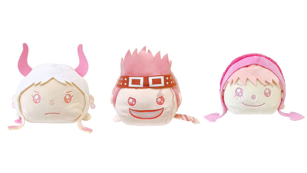 本日解禁】 ヤマト、キッド、コラソンの 『パステルムギムギクッション 本日解禁】 ヤマト、キッド、コラソンの 『パステルムギムギクッション