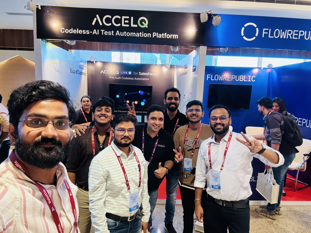 VarshneyShy's tweet photo. Visited Sponsor Booth - @ACCELQ #WITDreamin23 @witdreamin https://t.co/EwO3VDYu7c