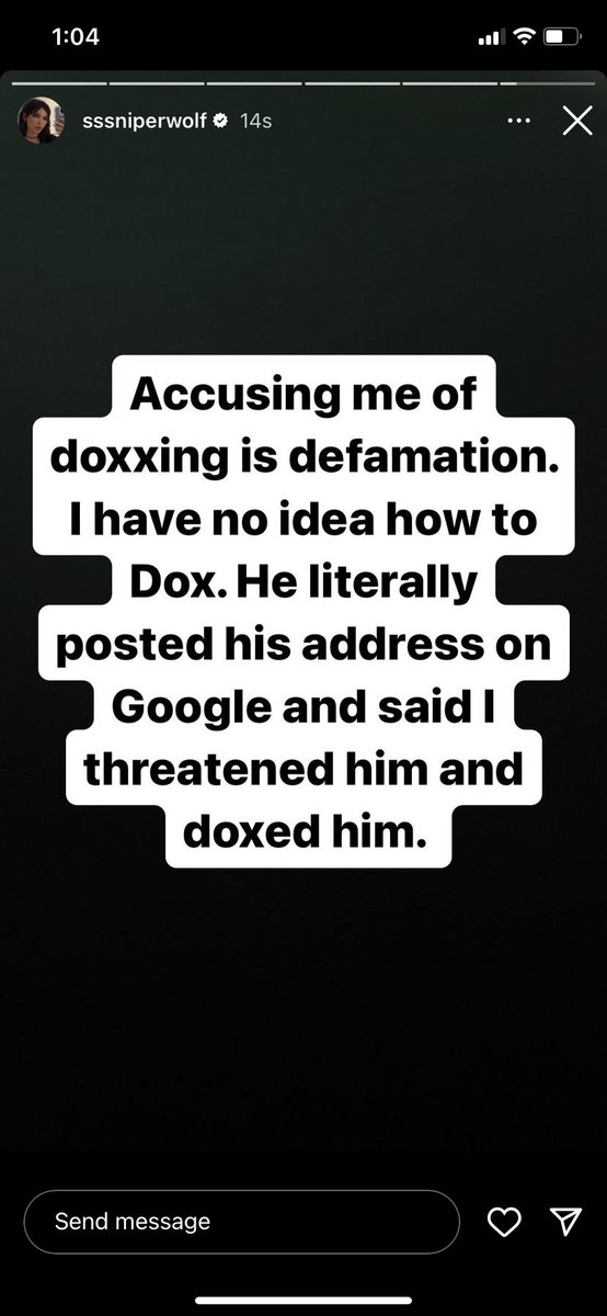 You posted a video tonight of you outside our home for your 5M+ followers to see. While my wife and I were inside.

I can't make it any simpler than that.

If that's not doxxing, why did you delete it?