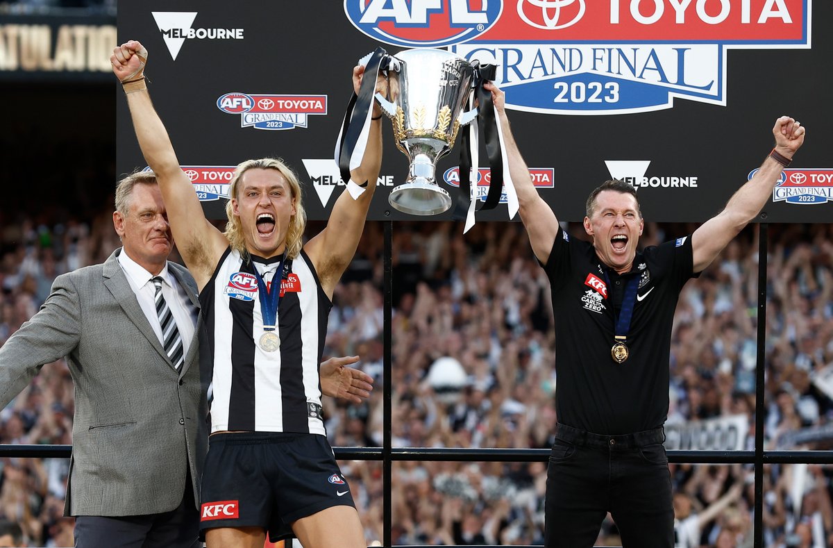 CollingwoodFC's tweet photo. Saturday 30 September, 2023 ⏮️

Two weeks ago, today. https://t.co/dvLiiNzbMq