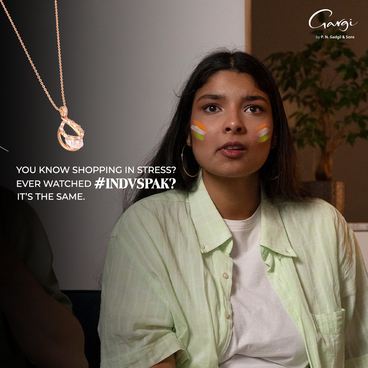 Unleash the Rivalry! Get your game face on and accessorize with gargi.shop. Let's bring the trophy home, India! 🏏🏆

#gargi #INDvsPAK #gargibypng #jewelery #uniquejewellery #indianjewellery #festiveseason #festivals #getready #offers