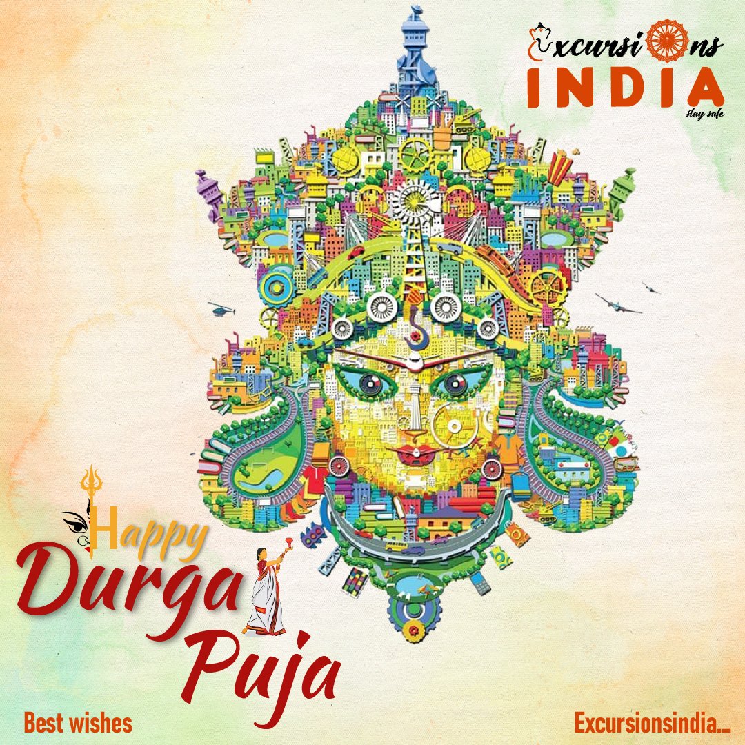 Happy Durga Puja from team Excursions India.
.
Visit: excursionsindia.com
.
#excursions #excursionsindia #travellife #travelling #travelgoals #travelagent #tours #indiatouristplaces #tourism #tourlife #durgapooja #durgapuja23 #pujaspecial #DurgaPuja2023 #durgamaata #durga