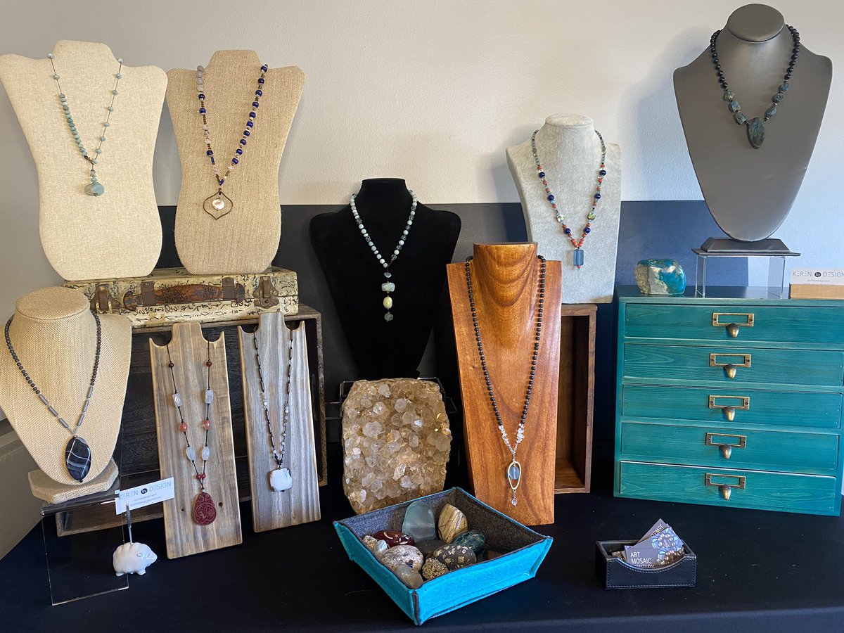 Excited to be showing my semi-precious jewelry, mosaics and art at the Makeshift Muse Market on Sunday, October 15, 11am to 6pm in Pasadena - 98 E. Green Street! Live music, food, creative vendors…it’s going to be fun!! #handmade #craftfair #pasadena #sundayvibes @KerenByDesign