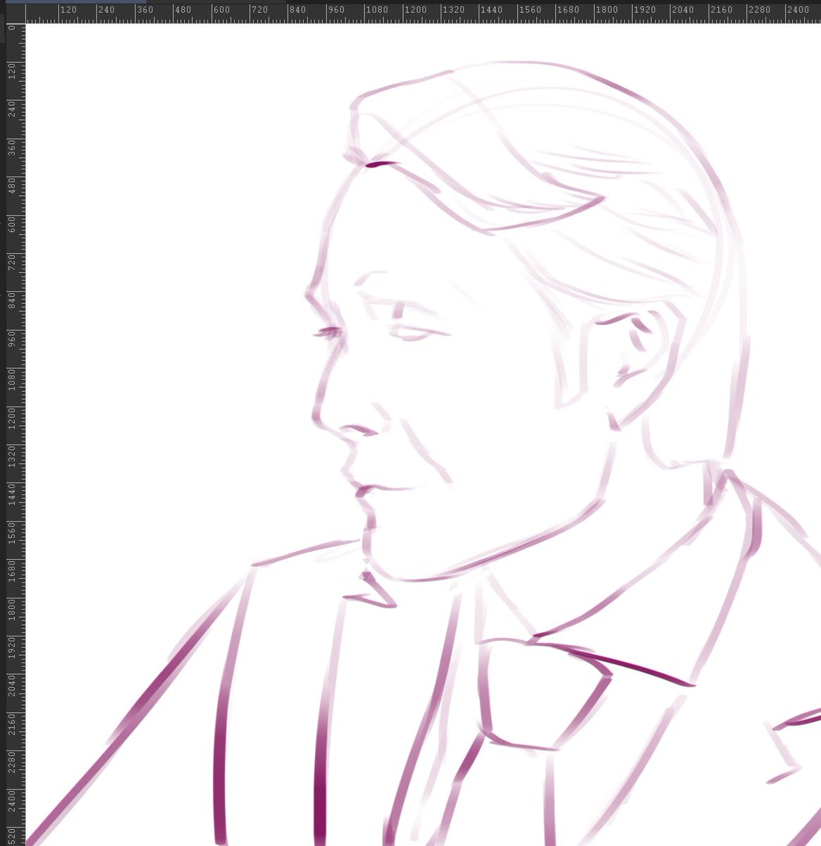 Hannibal is coming up next! #sketch #digitalart #Hannibal