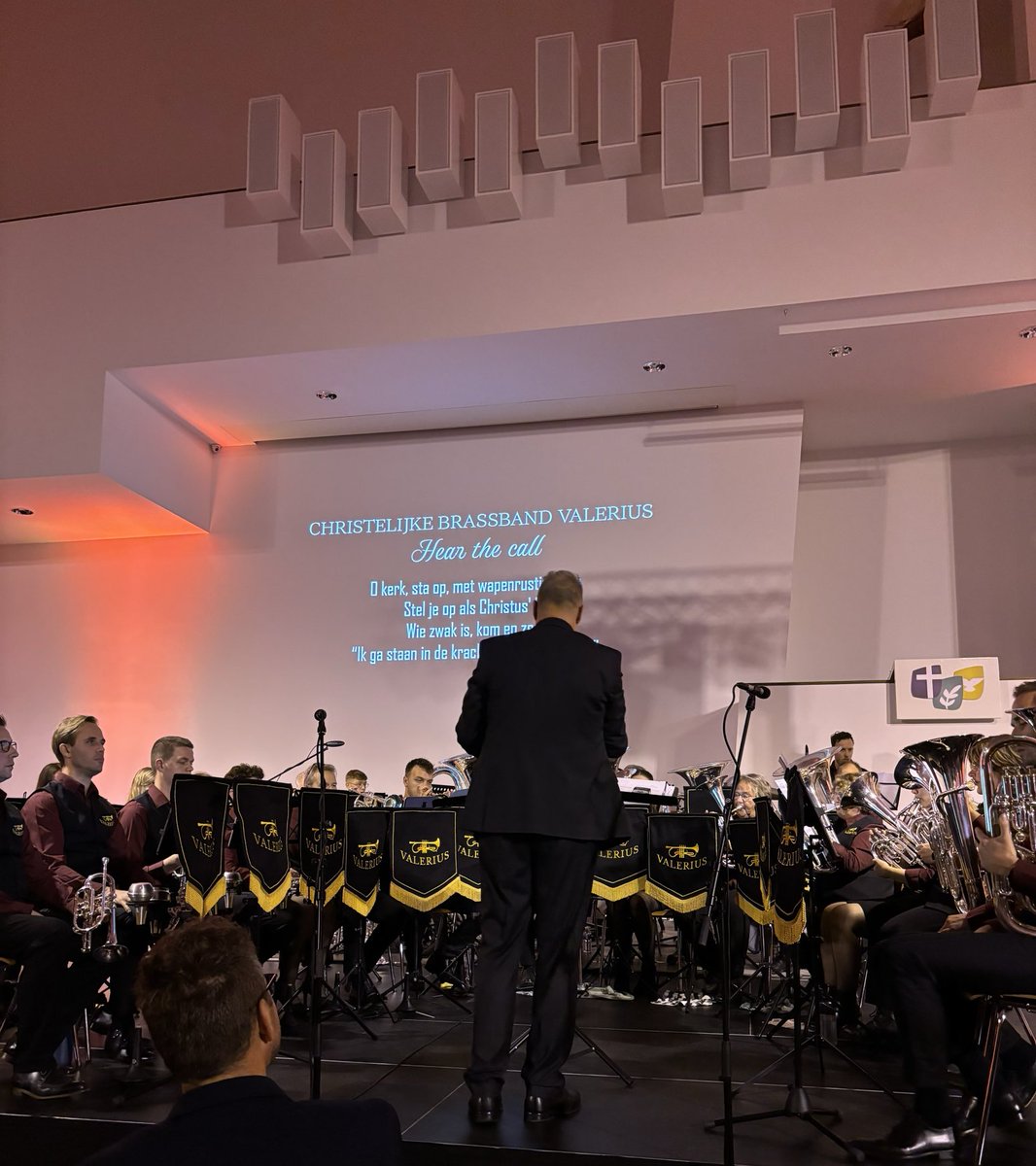 HouserulesKnick's tweet photo. Hear the call van brassband #Valerius tijdens de Night of the Gospel in de Poort met @sdgurk en #Promise Een prachtige avond vol evangelie! https://t.co/NqAWS6oNtE