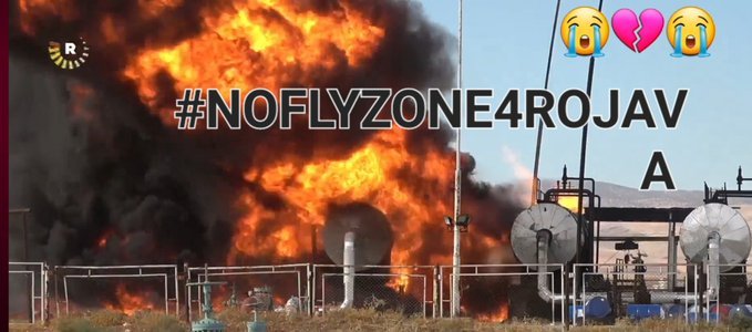 Saalaar's tweet photo. #NoFlyZone4Rojava
#IndictErdogan
#1 sponsor of ISIS &Terrorist orgs in Syria #Afrin #Rojava
#IndictTrump for green lighting Erdogan to invade #Serekaniye & #Gresipi in 2019😡😡😡
@IntlCrimCourt @RobertKennedyJr @UNGeneva @UN @ABaerbock @POTUS @USUN @usunvie @hrw @dwnews https://t.co/S2M1cpHlZb