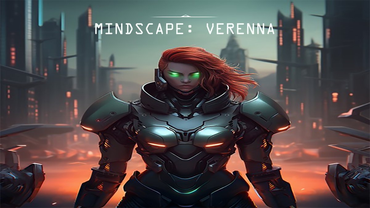 Hey all! What do you guys think of my new game logo for #MindscapeVerenna #indiegame #gamedev #madewithunity