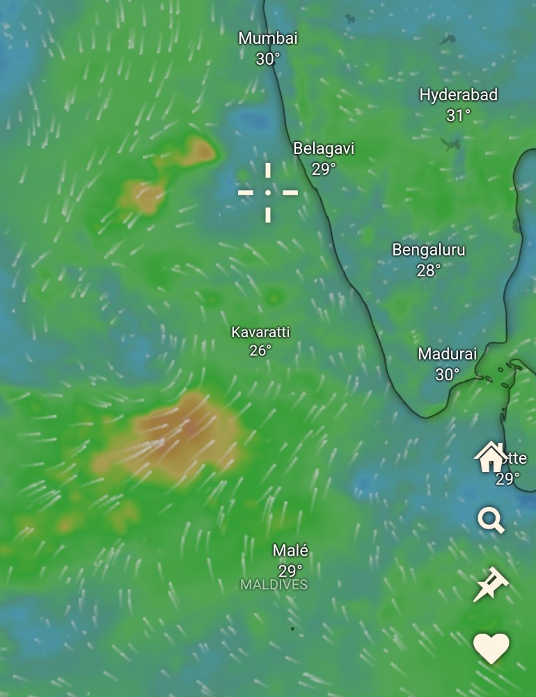thrs_weatherman's tweet image. 1st low of the season in Arabian sea
It will give more rains in kerala and tamilnadu ghats for next few days

Afternoon conditions will be more good

#kerala
#swmonsoon