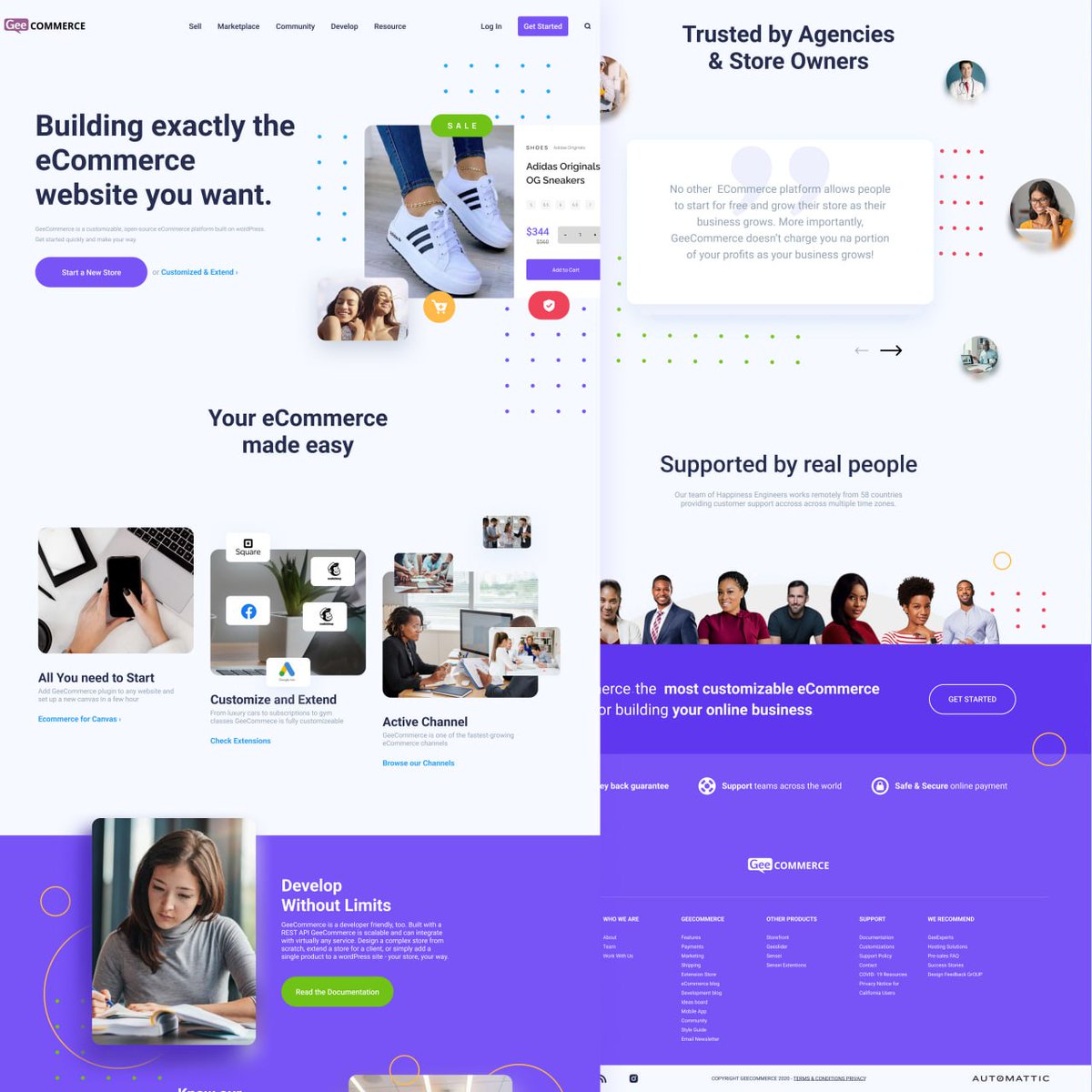 Here is an E-Commerce website design I enjoyed doing. <a href="/genezaschool/">Geneza School of Design</a>