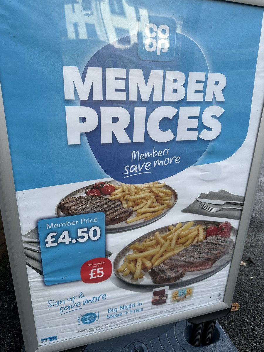 VikingsTomB's tweet photo. Winner, winner it’s steak for dinner! 🥩
Members save more with member prices! #CoopRadio any chance of a shout out for Team Corpach, selling 107 membership cards in 4 weeks! Amazing effort by the team 🤩🥳
#Corpach #Coop #ItsWhatWeDo #MemberPrices https://t.co/0N1KokQhbi