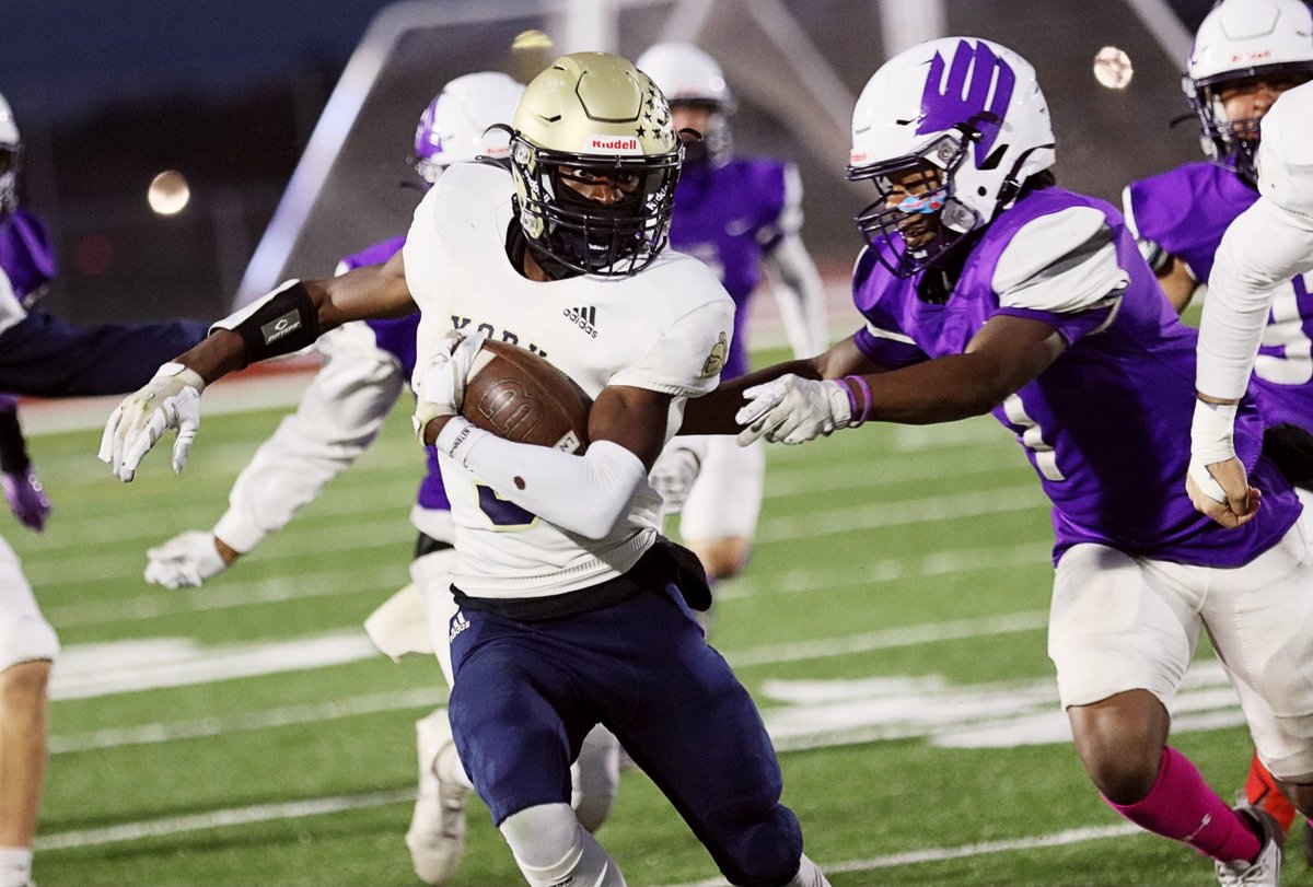 YNT_Christian's tweet photo. Some #'s from York's 58-2 win over LNW:
@dirks_emmitt 7-9, 84 yds, 2 TD
Joe Burgess 4 car, 86 yds, TD
Carter Stenger 9 car, 66 yds, 2 TD; 2 rec, 11 yds
Emmanuel Jensen 3 rec, 57 yds, 2 TD
Elijah Jensen 10 car, 39 yds, TD; FR
Franklin Musungay 2 car, 14 yds, TD; 50-yd KO return https://t.co/5JFpAGDuok
