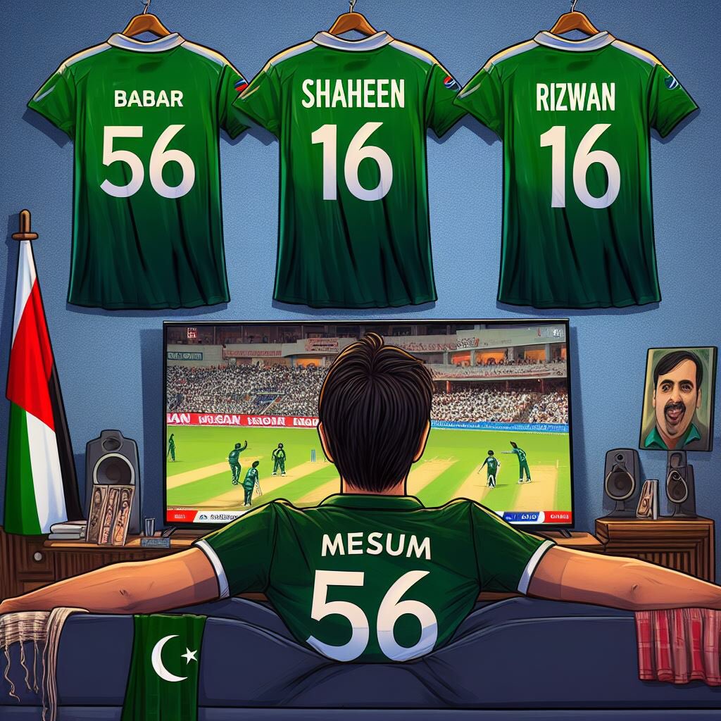 Mesum313's tweet photo. Don’t forget Palestine 🇵🇸 in your prayers while praying for Pakistan team. All set for Pak vs Ind. https://t.co/i0Oypp2XvA