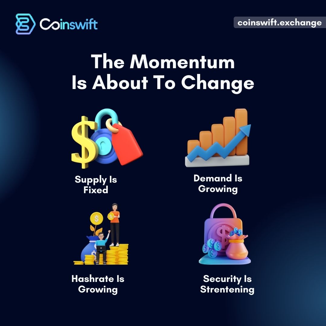 The momentum is about to change, and we're ready to ride the wave of new possibilities. Stay tuned for exciting updates! 🚀

 #ChangeIsComing #NewBeginnings #ChangeIsComing #MomentumShift #NewBeginnings #TurningTheTide #EmbraceChange #MomentumBuilding #ShiftInMotion #Coinswift
