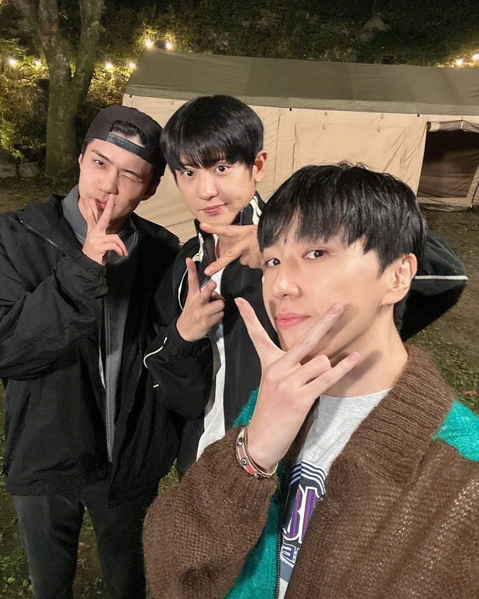 milkteus's tweet photo. 231014 kbshomenam instagram update with sehun and chanyeol 🐣🍒📸✨ https://t.co/TZfnegddab