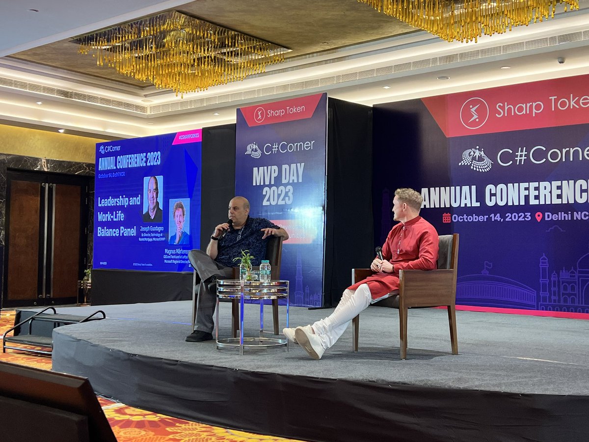 mcbeniwal's tweet image. Leader vs Boss @jguadagno @noopman #CSharpCon23 @CsharpCorner