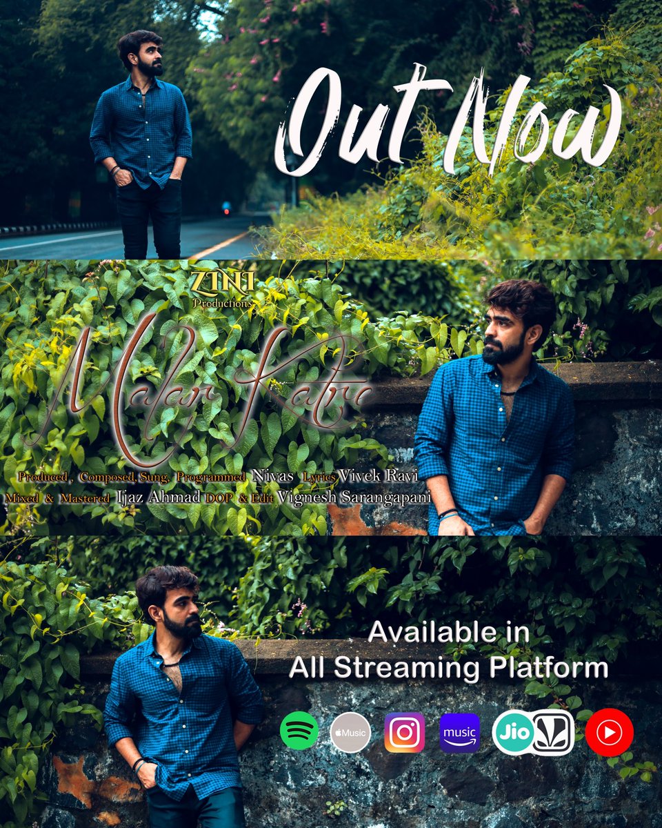Malar katre | out now

Available on all streaming  platforms. Listen to the song and let us know ..love you all

#indie #musicproducer #singersongwriters