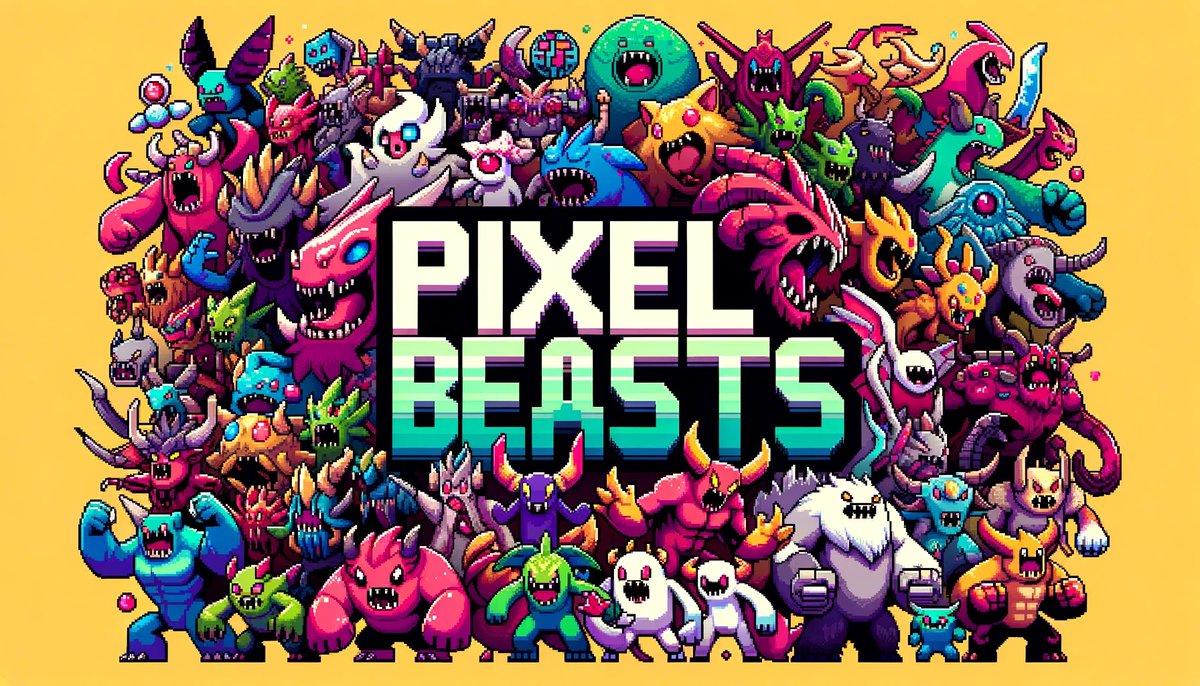 Introducing: Pixel Beasts  👾

An NFT universe where pixels come to life as fantastical creatures. 

Minting now on <a href="/upticknft/">Uptick NFT</a>   ⬇️

uptick.upticknft.com/collection_cre…

#NFTCommunity #NFTCollection #IBCGang