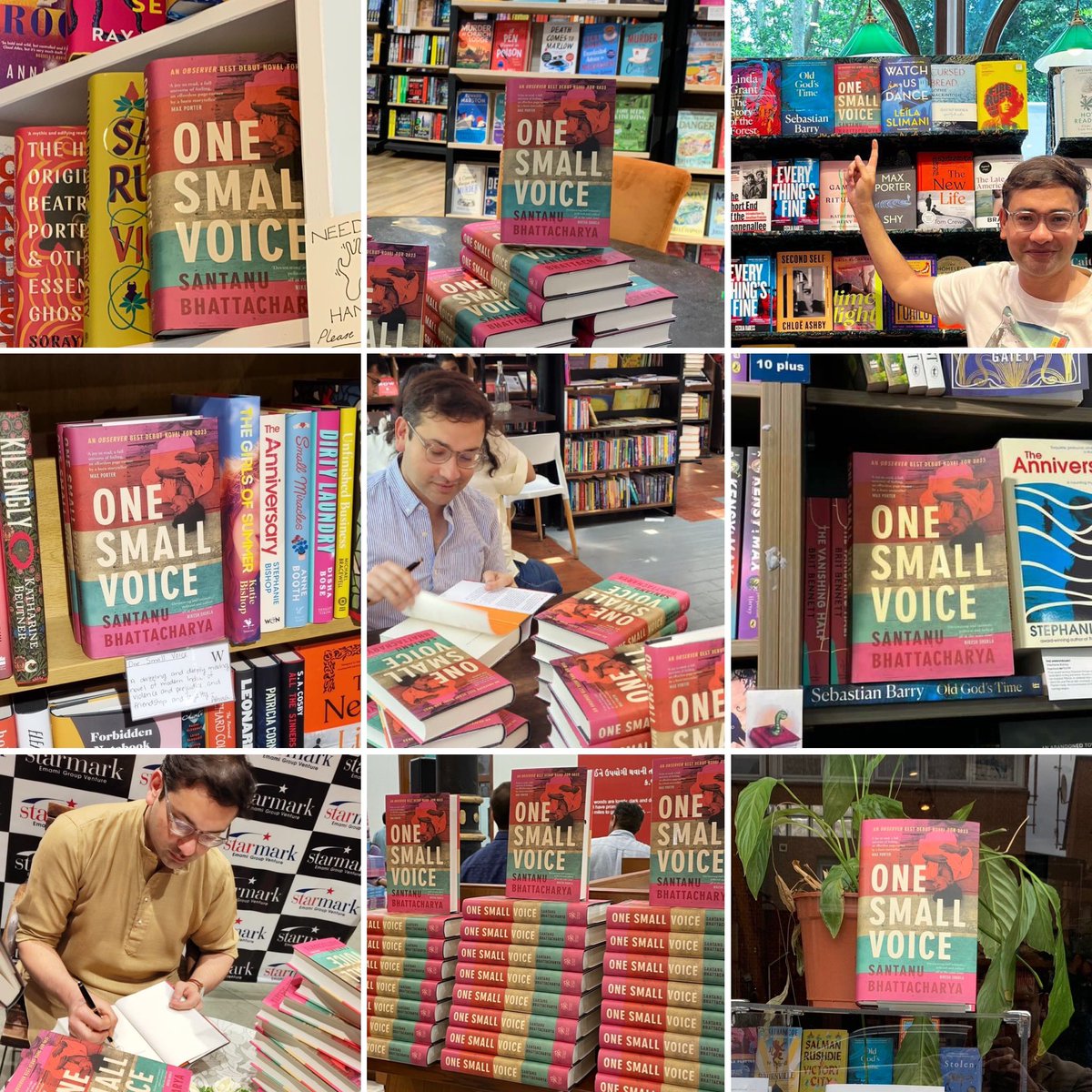 santanu_bx's tweet photo. Today is #bookshopday, and the first for me to have seen my book in shops! Here’s #OneSmallVoice in bookshops around the world #choosebookshops
https://t.co/FKZ5ArUzmg https://t.co/ELc0BcmiKU