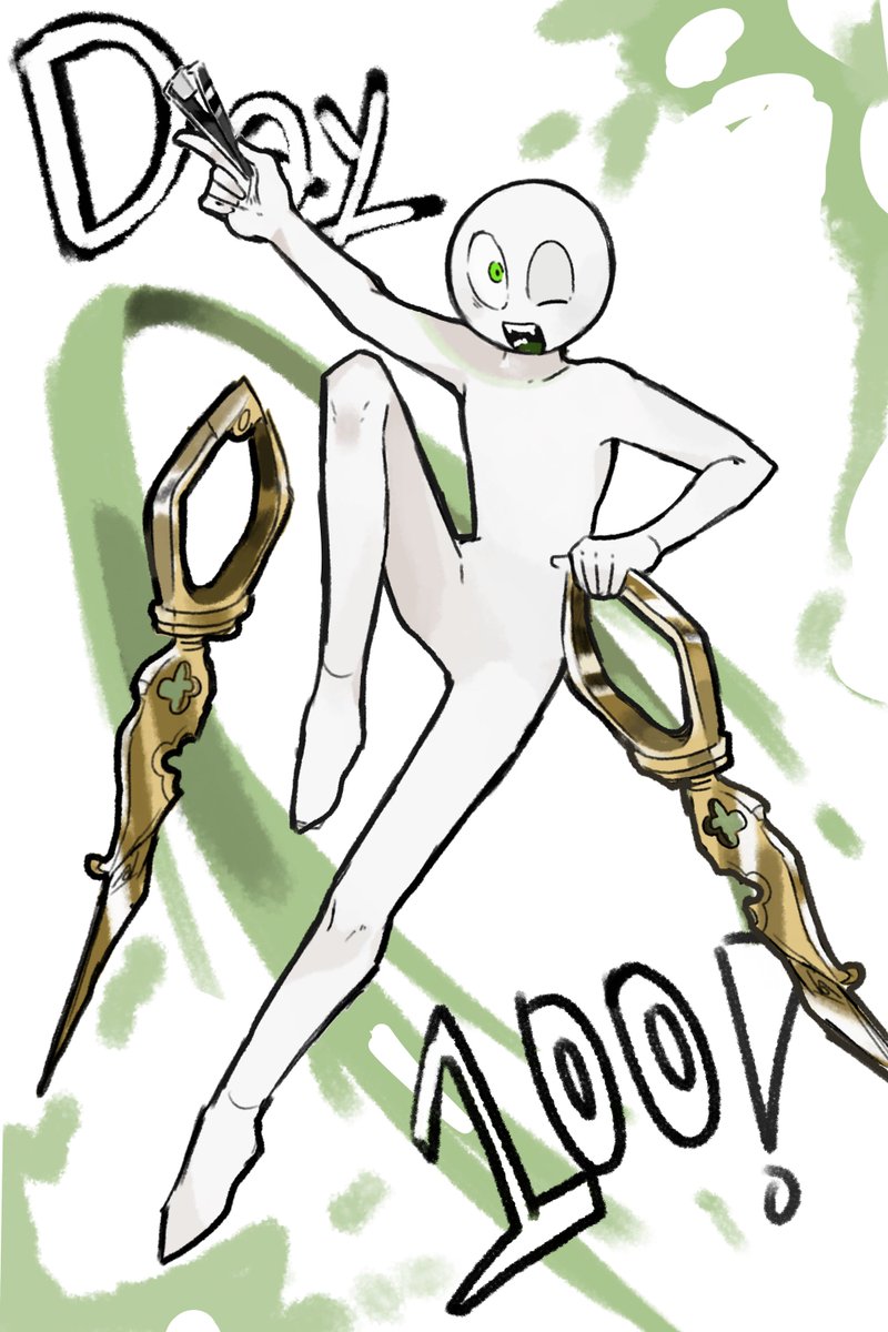 Daily_Eclair's tweet photo. DAY 100!!! https://t.co/KFyKKPwLnW