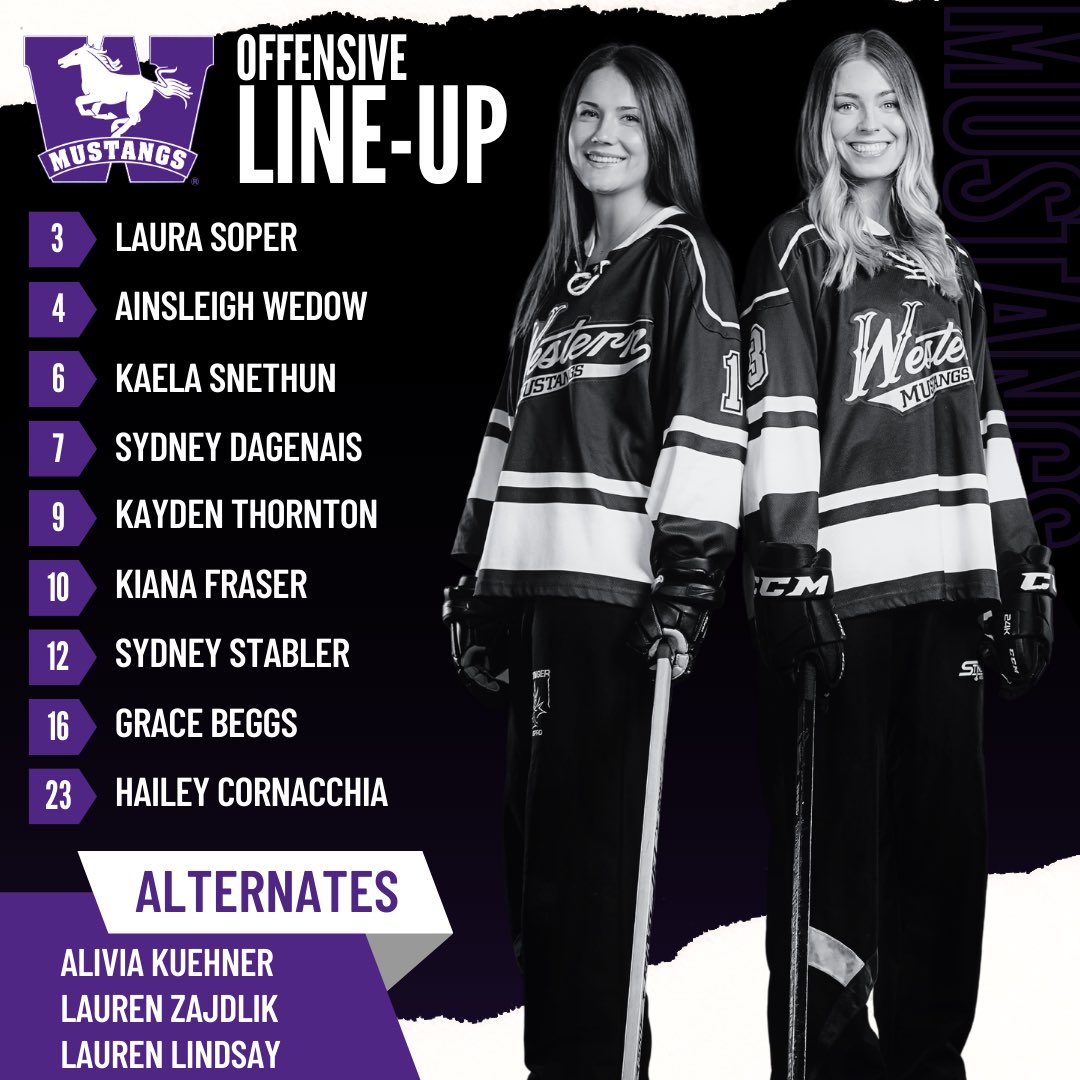 westernuring's tweet image. Introducing our 2023/24 Mustangs! 📣

We look forward to another season of strong competition while defending our provincial and national titles 🏆

We are excited to welcome 10 new athletes to our Mustangs family!! 🫶🏻

#RunWithUs #WesternMustangs #Ringette