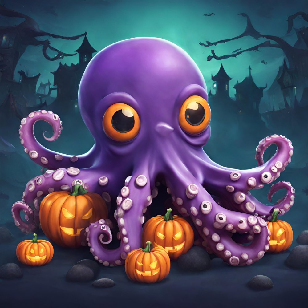 PhilPark_NFT's tweet image. 🎃🐙🎃

25x Halloween #AwesomeOctopus !

I have a little bit JENJ left on #Enjin #jumpnet, so a last #nftgiveaway there 😉.

How to win?

➡️RT+❤️+Follow me &amp;amp; @NFToinks @Alfo_nel @PairODees 

➡️Drop enjin jumpnet / $eth wallet! No QR!

72h

#nftgiveaways #nftart #nfts #nft

🎃🐙🎃