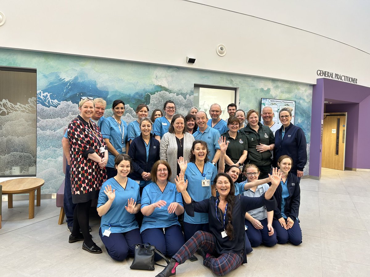 So proud of @NHSOrkney’s amazing team of AHPs who are each vital and valued members of #TeamOrkney. What a team 🙌. Thanks for all you do for our patients and the essential role you play #AHPDay2023 #AHPsDay #AHPsDayScot #AHPsScot