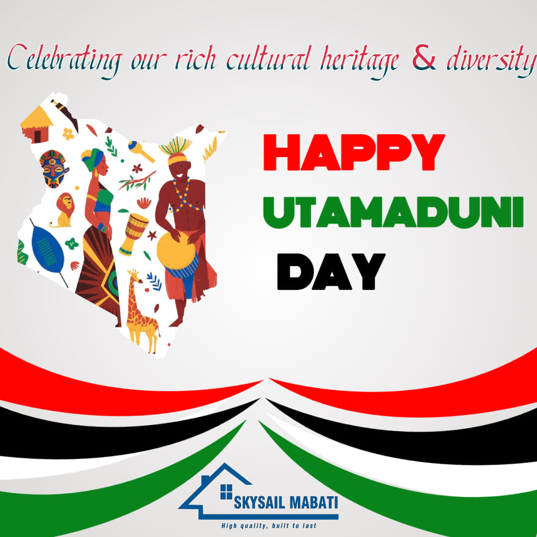 The uniqueness & beauty in our diversity that makes us all a work of art!
To our culture!
To our Heritage!
To the Kenyan Spirit!
Happy Utamaduni Day!
#skysailmabati #skysailgroup #utamaduniday #beautyinourdiversity