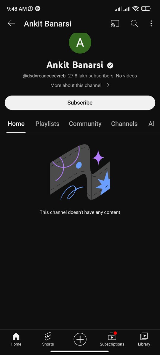Ankitbanarasi21's tweet photo. My Channel Got Hacked 🥲
@TeamYouTube @YouTube @YouTubeIndia 

Channel Name: Ankit Banarsi
Link:https://t.co/s52FQuddww https://t.co/spp2rehgvF