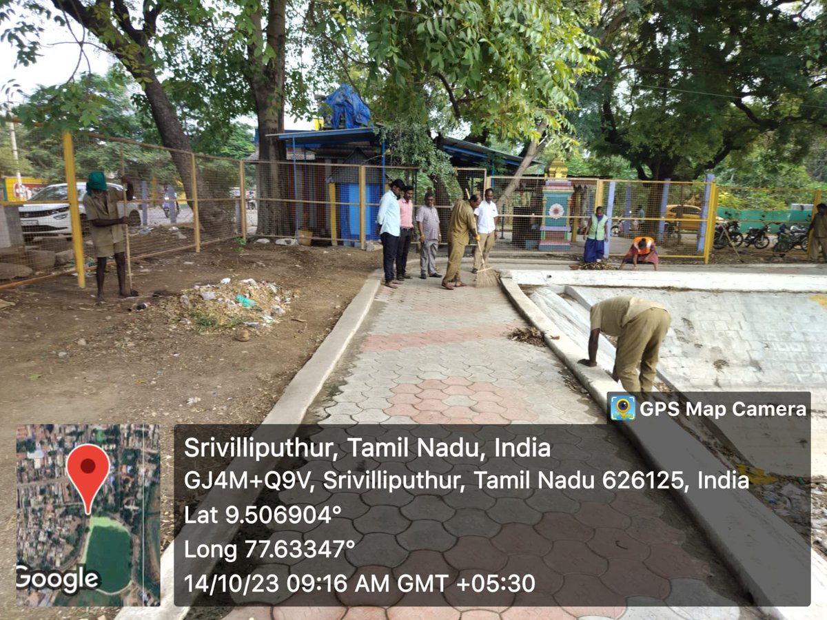 SMunicpality's tweet photo. Srivilliputhur  Municipality - people movement for clean city (14.10.23) Mass cleaning of water bodies with sanitary workers, SI sir &amp; SO sir.
@CMOTamilnadu
@KN_NEHRU
@sbmrdmanellai
@tnmaws
@MawsTamilNadu
@SwachhBharatGov
#PeopleMovementForCleanCities #WasteToWealth https://t.co/qfBMiqsCYd