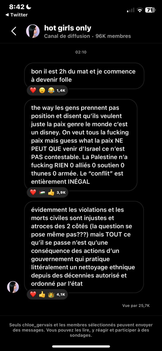 Chloé Gervais mon cœur est encore et toujours à toi et il le sera pour toujours ma reine je t’aime