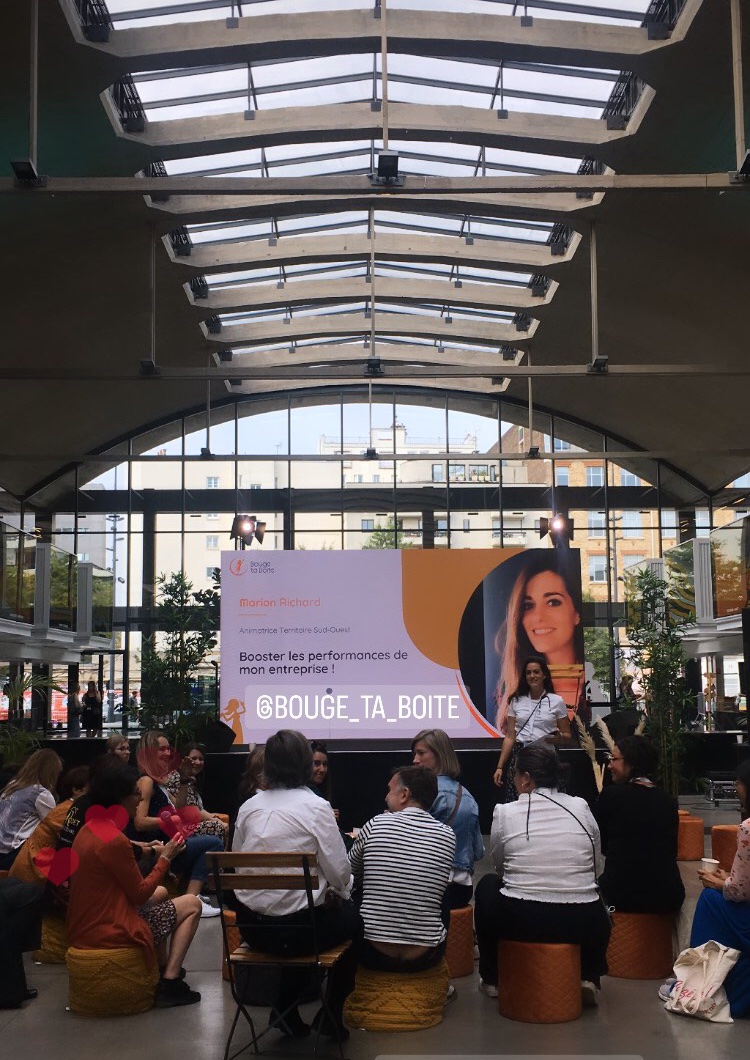 PretotMaud's tweet photo. Bravo @marieeloyfdeb &amp; la team @BougeTaBoite pour l’organisation de ce boostant #thinkbigher ! Merci pour ces interventions inspirantes @RaphaeleLeroy @mabanque_bnpp @1ElisaMoreno @GuillaumOuicare @AnthonyBabkine @diversidays @My_Little_Paris @lesechos @meetmymama @joinstationf https://t.co/PqxA02yXXW
