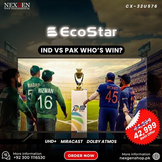 ShopNexgen's tweet photo. Biggest Sale of 2023

𝐒𝐩𝐚𝐜𝐞 𝐀𝐝𝐚𝐩𝐭𝐢𝐯𝐞 𝐅𝐚𝐬𝐭 𝐂𝐚𝐫 𝐂𝐡𝐚𝐫𝐠𝐞𝐫 𝐂𝐂-𝟏𝟕𝟎

𝐄𝐜𝐨𝐒𝐭𝐚𝐫 𝟑𝟐 𝐈𝐧𝐜𝐡 𝐂𝐗-𝟑𝟐𝐔𝟓𝟕𝟔.

Order For Purchasing:
03001116530 | https://t.co/LyXvrc34ZU
,
,
#nexgenshop #KSIFury #FridayVibes #EntertainmentNews #shopping https://t.co/qbUAs7sUml