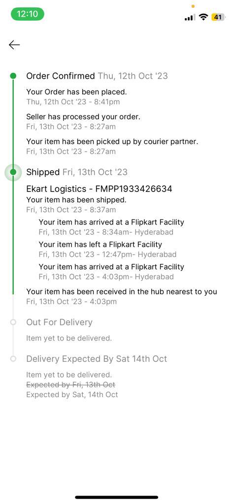 kumarhadoopb's tweet image. No status on my product for the order #