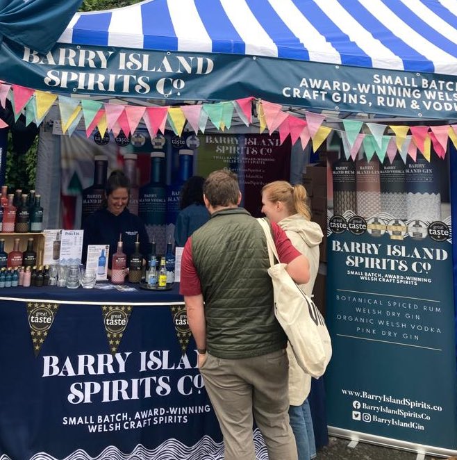 We’re at <a href="/NewportFoodFest/">NewportFood Festival</a> today serving up samples of our award-winning gins, rum &amp; vodka! If you’re heading to Newport today come and see us on Bridge Street