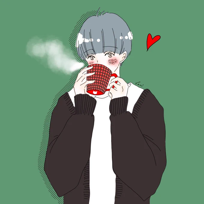 リラックス𓈒◌

#創作男子 
#絵描きさんと繫がりたい 
#秋の創作クラスタフォロー祭り 