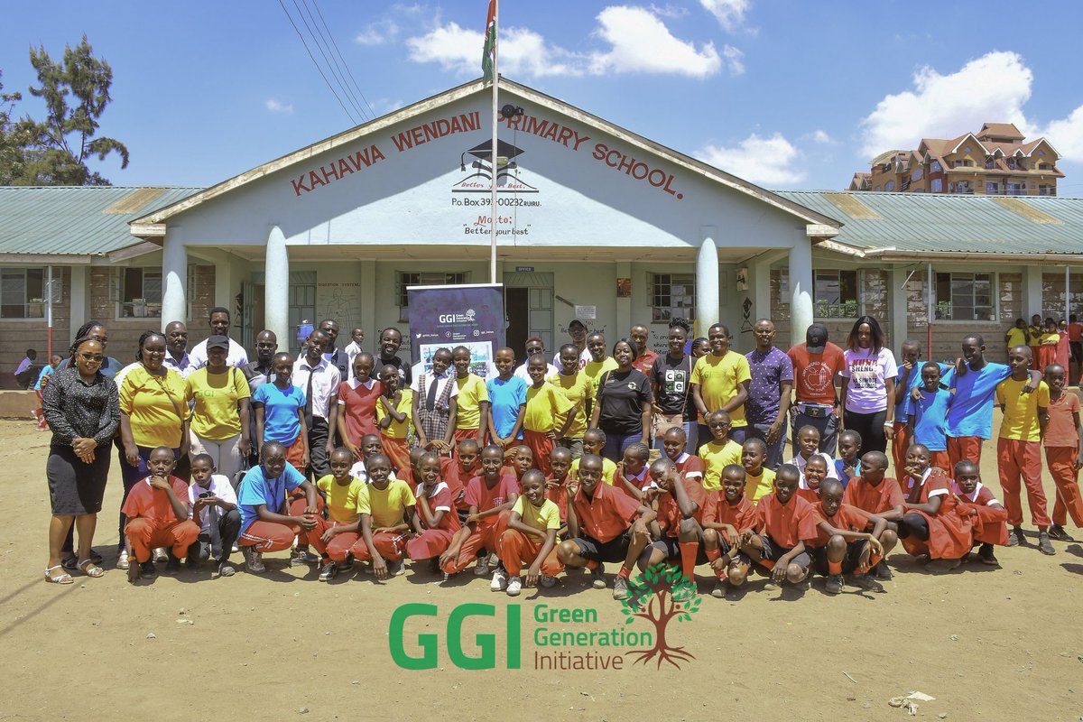 💚🌳Yesterday with the help of our dedicated partners, we planted a remarkable 250 fruit🍒 and indigenous tree seedlings at Kahawa Wendani Primary School🏫. These seedlings are not just a symbol of hope but the actual promise of a better tomorrow.🌿🌎 #FruitTrees4Schools