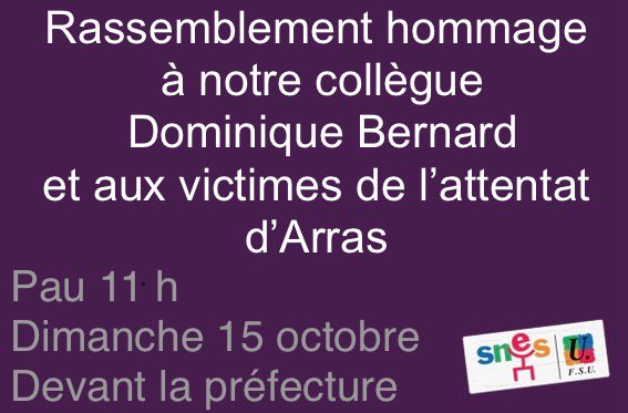 SNES-FSU Bordeaux tweet media