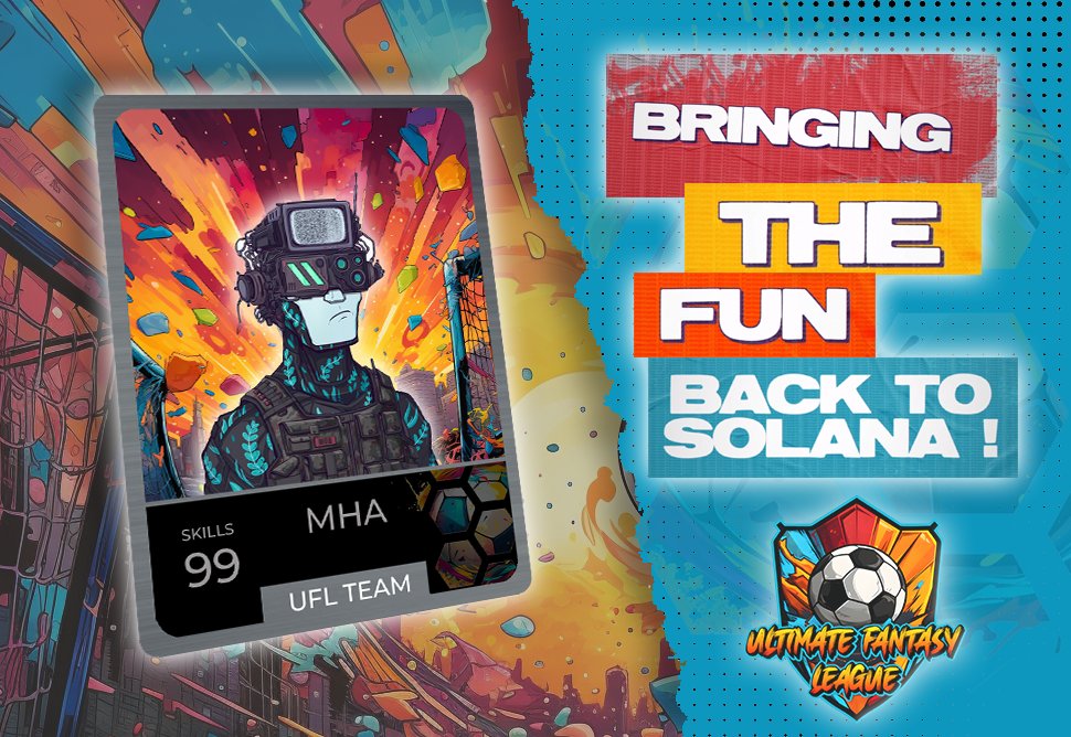 MHA_nft's tweet image. Excited to be a part of the team in @ufl_sol 
Great things ahead of us... 🔥🔥
#SOL #nfts #FantasyFootball