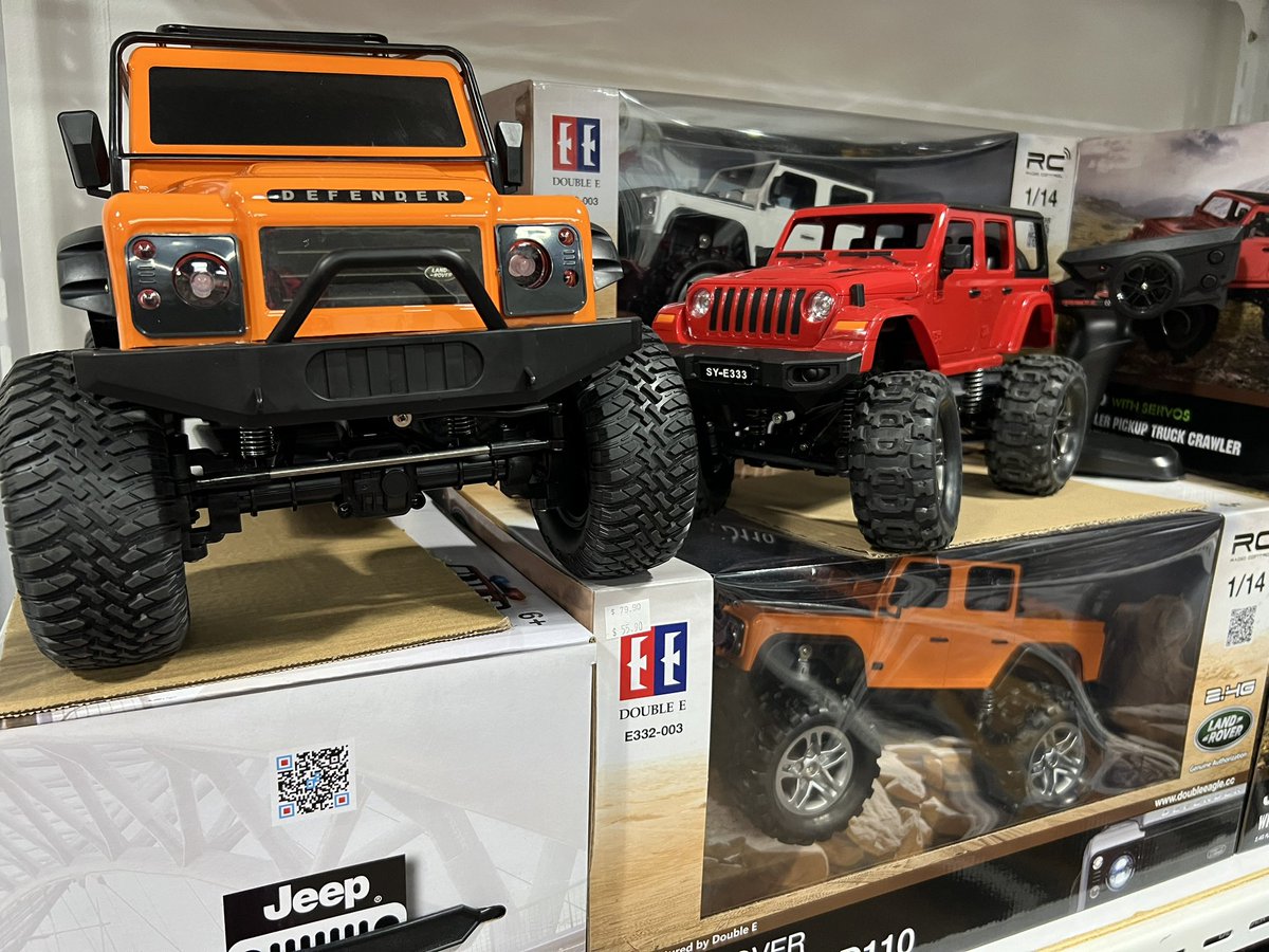 ToysterDotSg's tweet image. Double E Licensed Land Rover &amp;amp; Jeep Off Road RC Vehicles. TOYSTER Exclusive!
Shop @ toyster.sg/collections/do…
Purchase Online Fri &amp;amp; Sat (12pm - 6pm)
#toystersg #toystersingapore #doubleE #doubleesingapore #RCVehicles