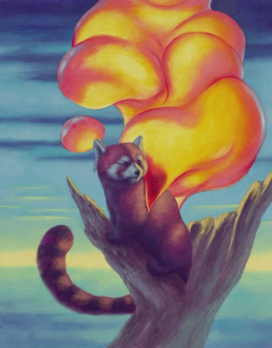 codwhyyyArt's tweet photo. Hi #latinxcreate #LatinesCreate 

I’m a Mexican-American artist focusing on imaginative realism.
I love to paint animals, people, and magical emotions coming to life. https://t.co/SISAcMlhf1