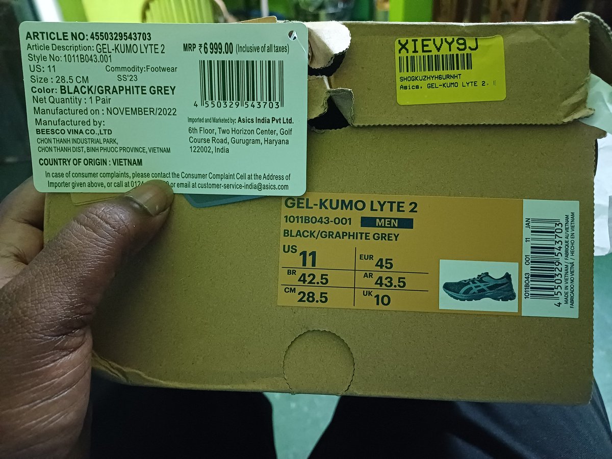 dop_madhan's tweet photo. Flipkart selling fake products.#flipkartscam #Flipkart #BigBillionDays @Flipkart @flipkartsupport @ASICSeurope #asics #asicsshoes #fake #fakeproduct https://t.co/agIuSO5G9N